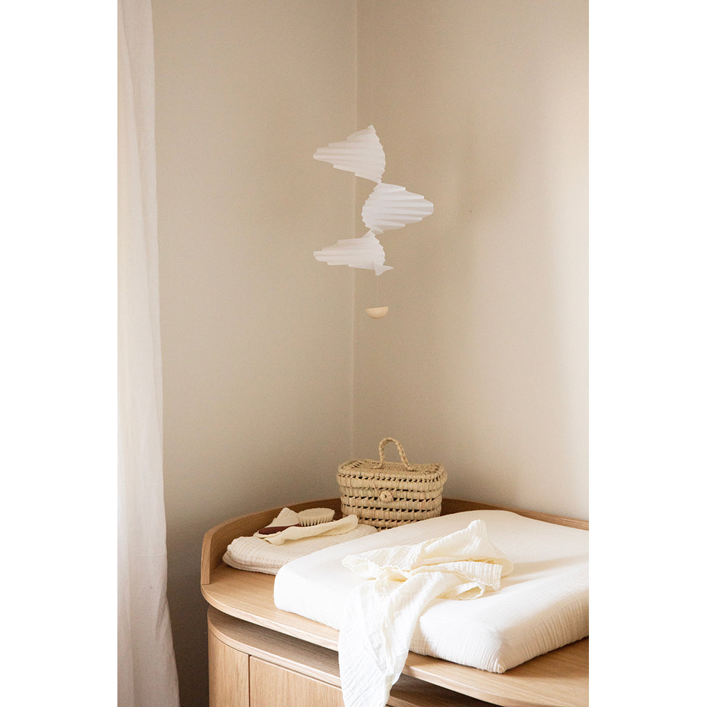 Lubilu Mini Picnic Basket of Palm Leaves, 15 x 25 x 13 cm