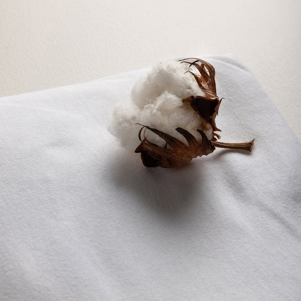 Sebra Jersey Fitted Sheet, Baby 70 x 120 cm – White