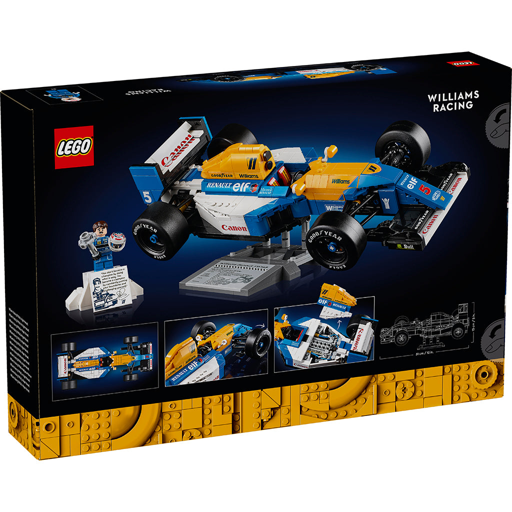 LEGO® Icons, Williams Racing FW14B and Nigel Mansell