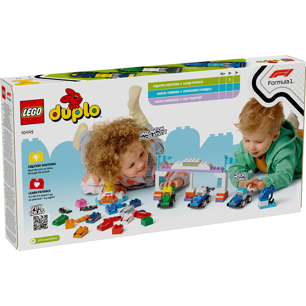 LEGO® DUPLO® Town, F1® Teams with Race Cars and Drivers