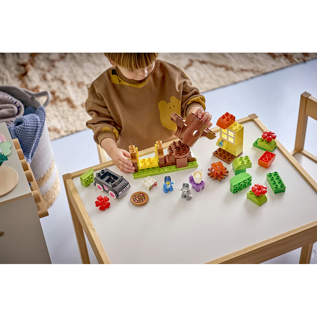 LEGO® DUPLO® Bluey Pizza-piger med Muffin og Bluey