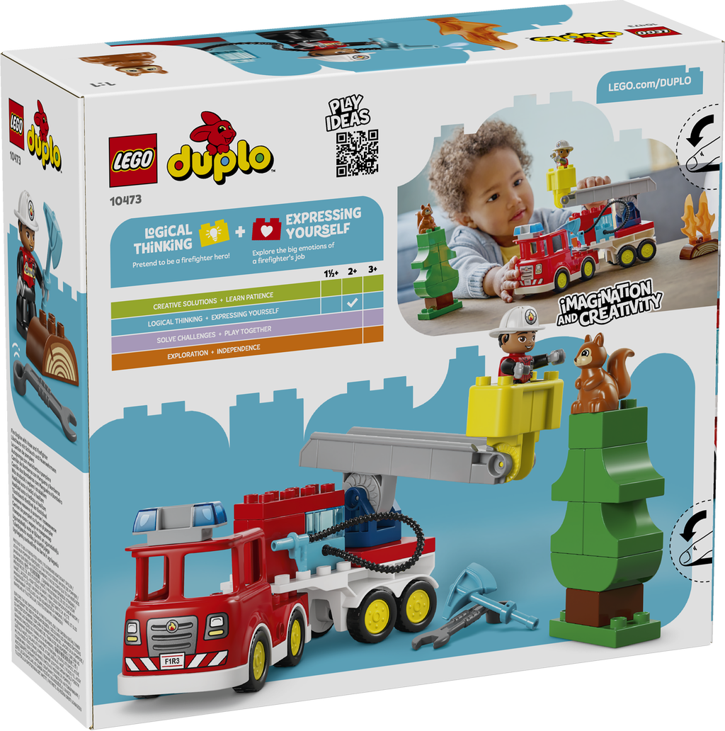 LEGO® DUPLO® Fire Truck with Hose and Firefighter