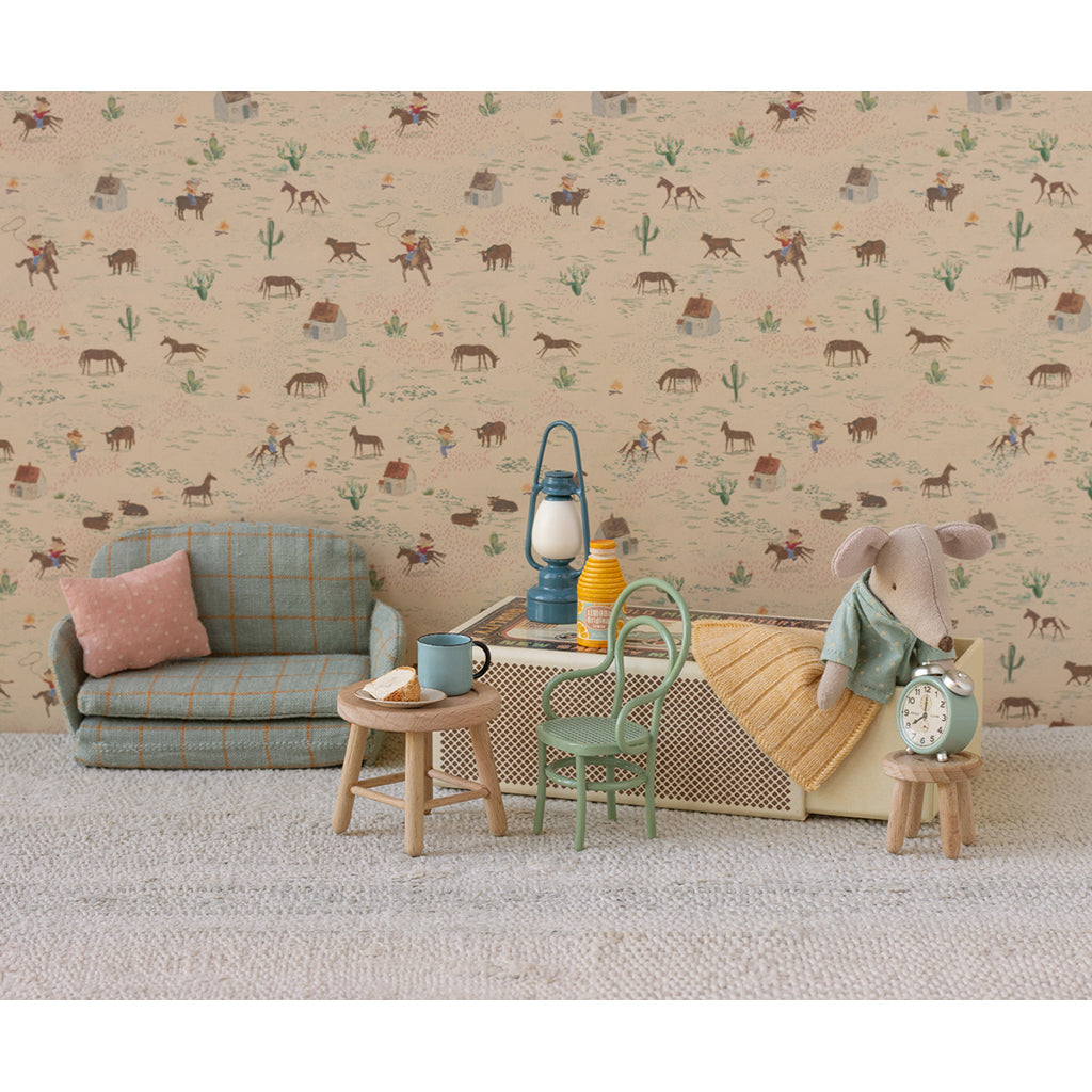 Maileg accessories for mice, Vintage Chair – Mint