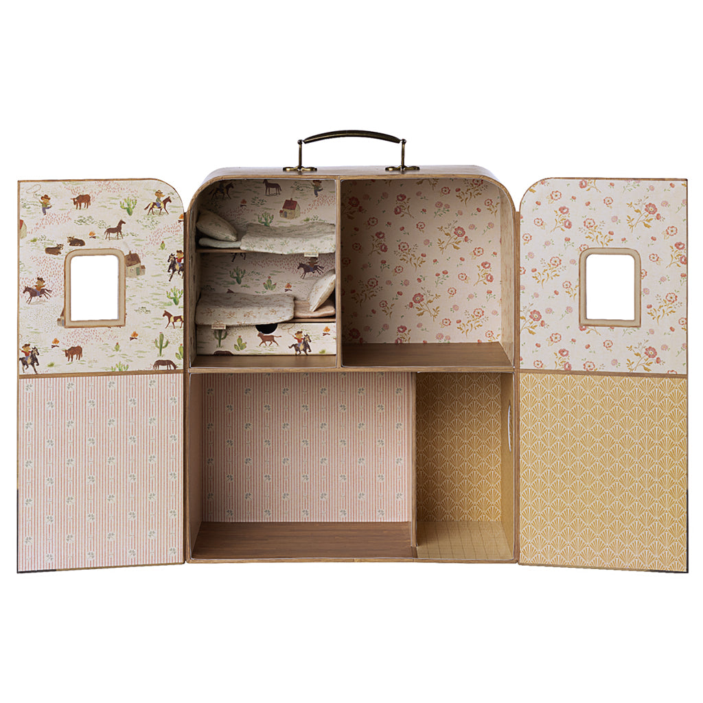 Maileg Suitcase, Portable House for Little Sister and Little Brother Mice
