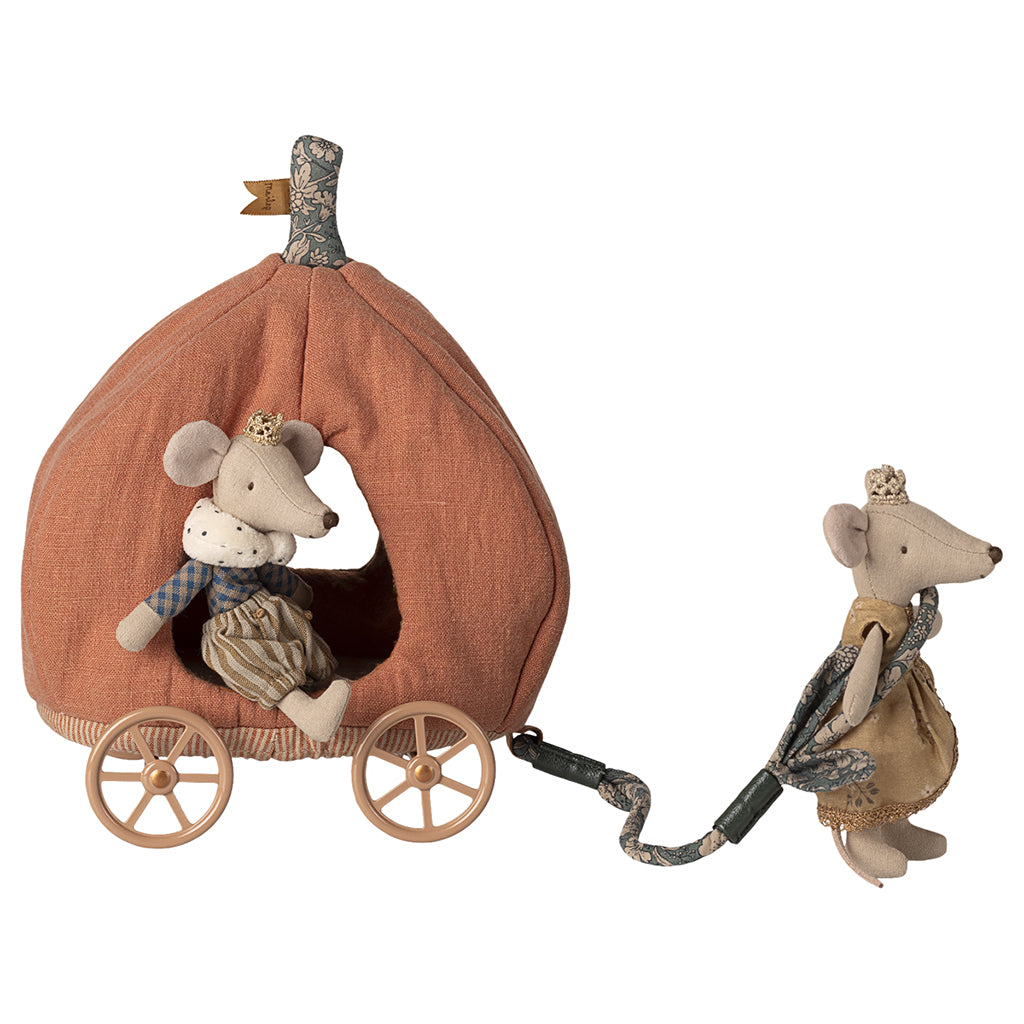 Maileg Pumpkin Carriage for Mice