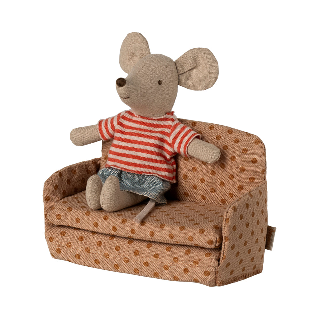 Maileg Accessories for Mice, Sofa Bed - Dots