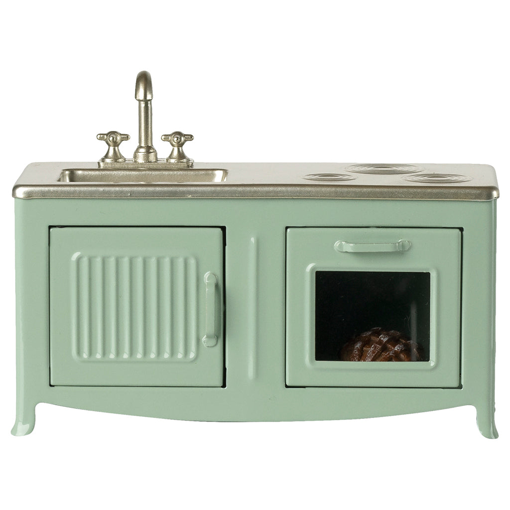 Maileg Doll Accessories, Kitchen for Mice - Mint