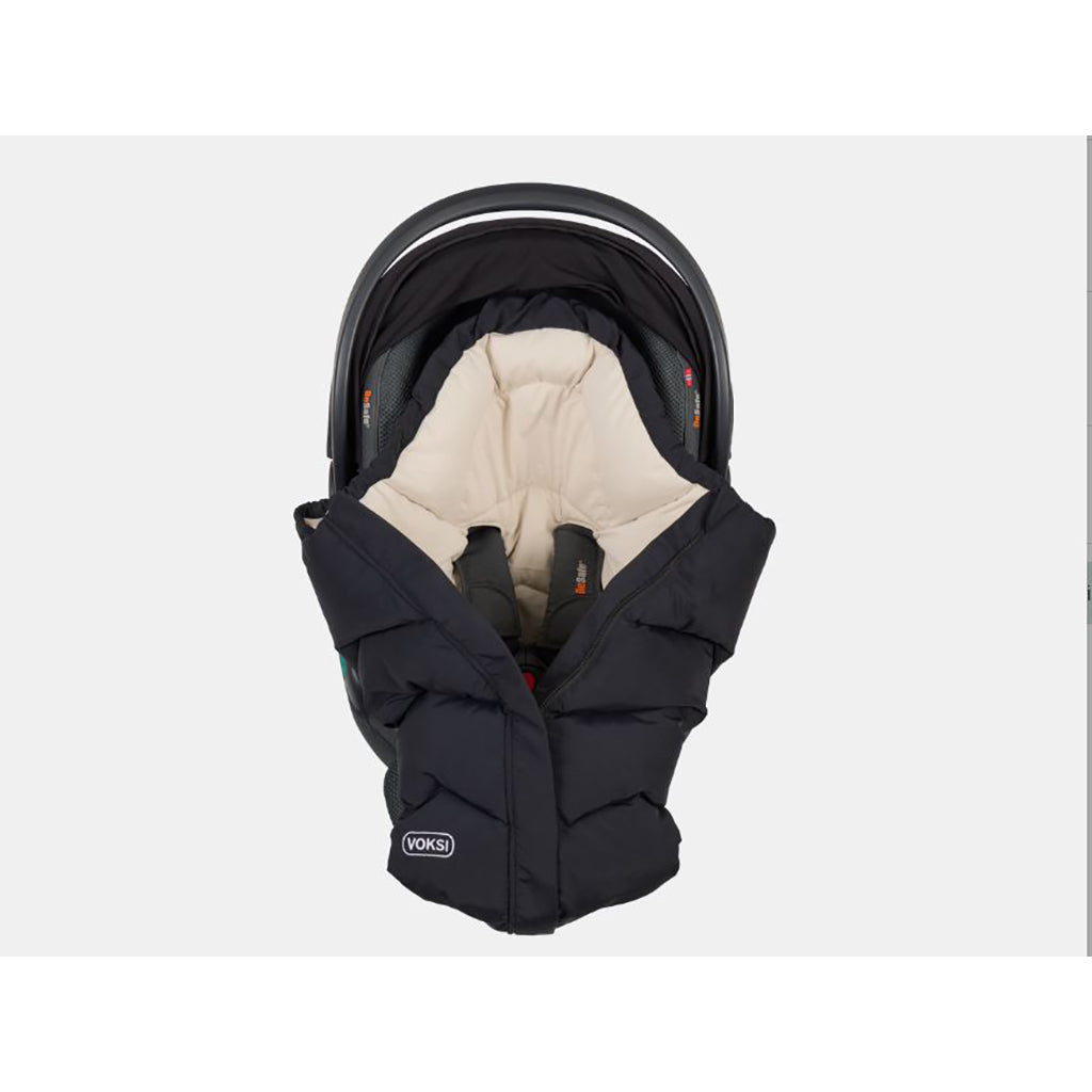 Voksi Move, Car Seat Footmuff – Black-Solid