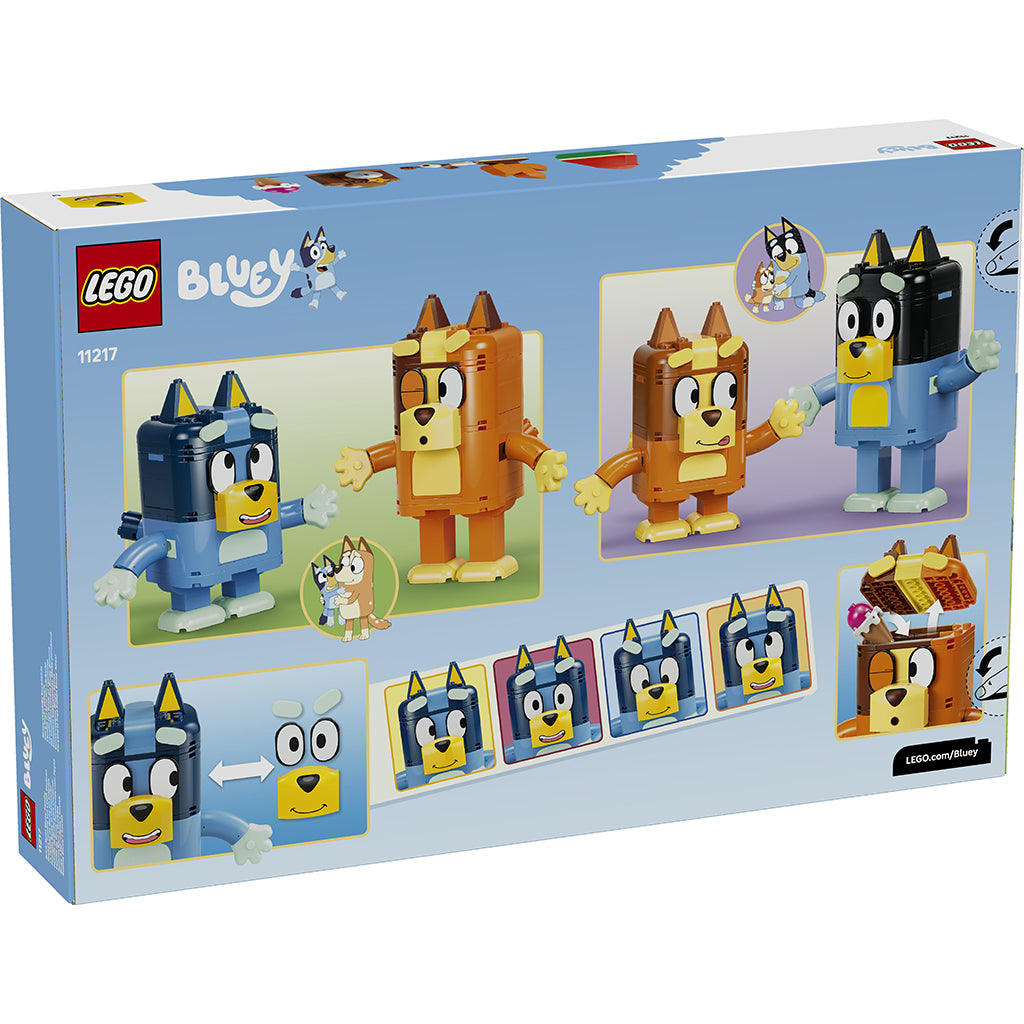 LEGO® Bluey Brick-Built Bluey Family Toy Figures 11217
