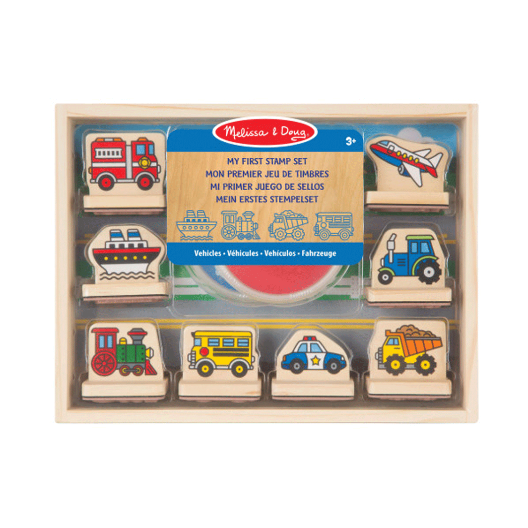 Melissa & Doug My First Stamp Set, Vehicles