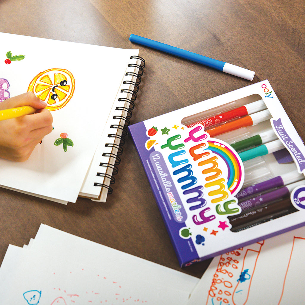 Ooly Yummy Yummy, Scented Markers – 12 pcs.