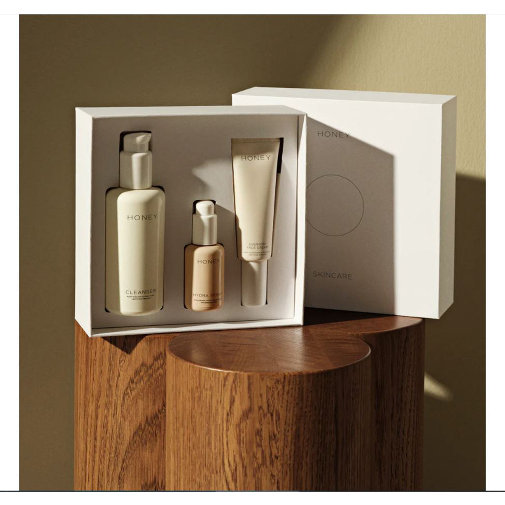 Honey Glow Trio Gift Set, Luxury for the Face