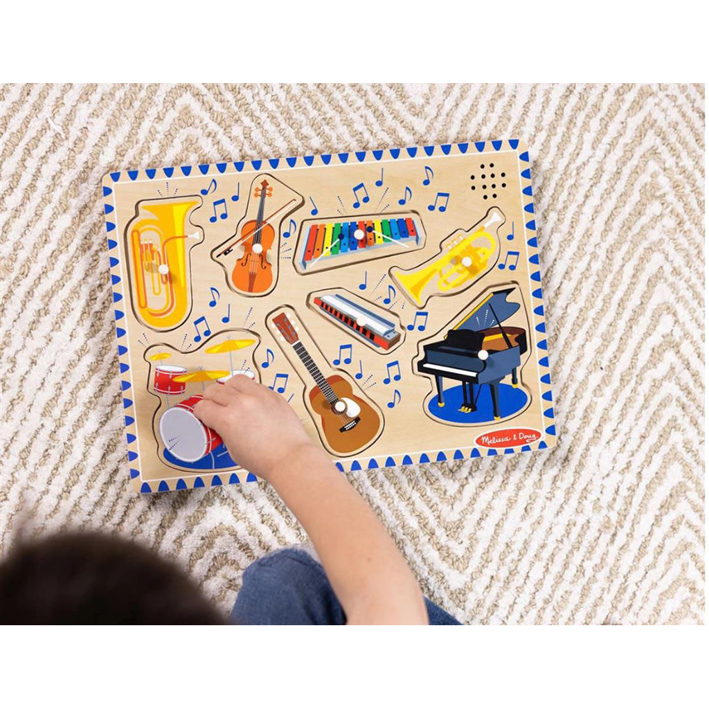Melissa & Doug Musical Instruments Sound Puzzle