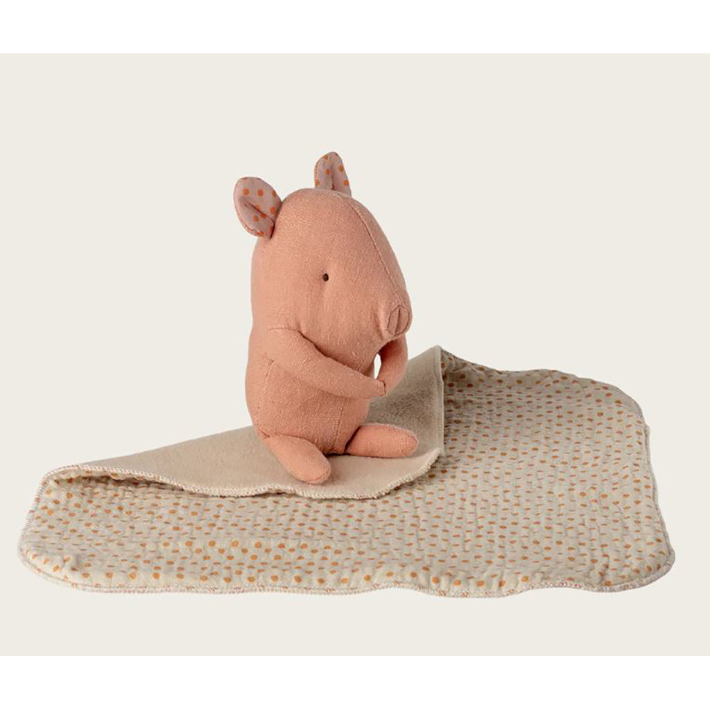 Maileg Lullaby friends, Gris Plush, Mini - Pink