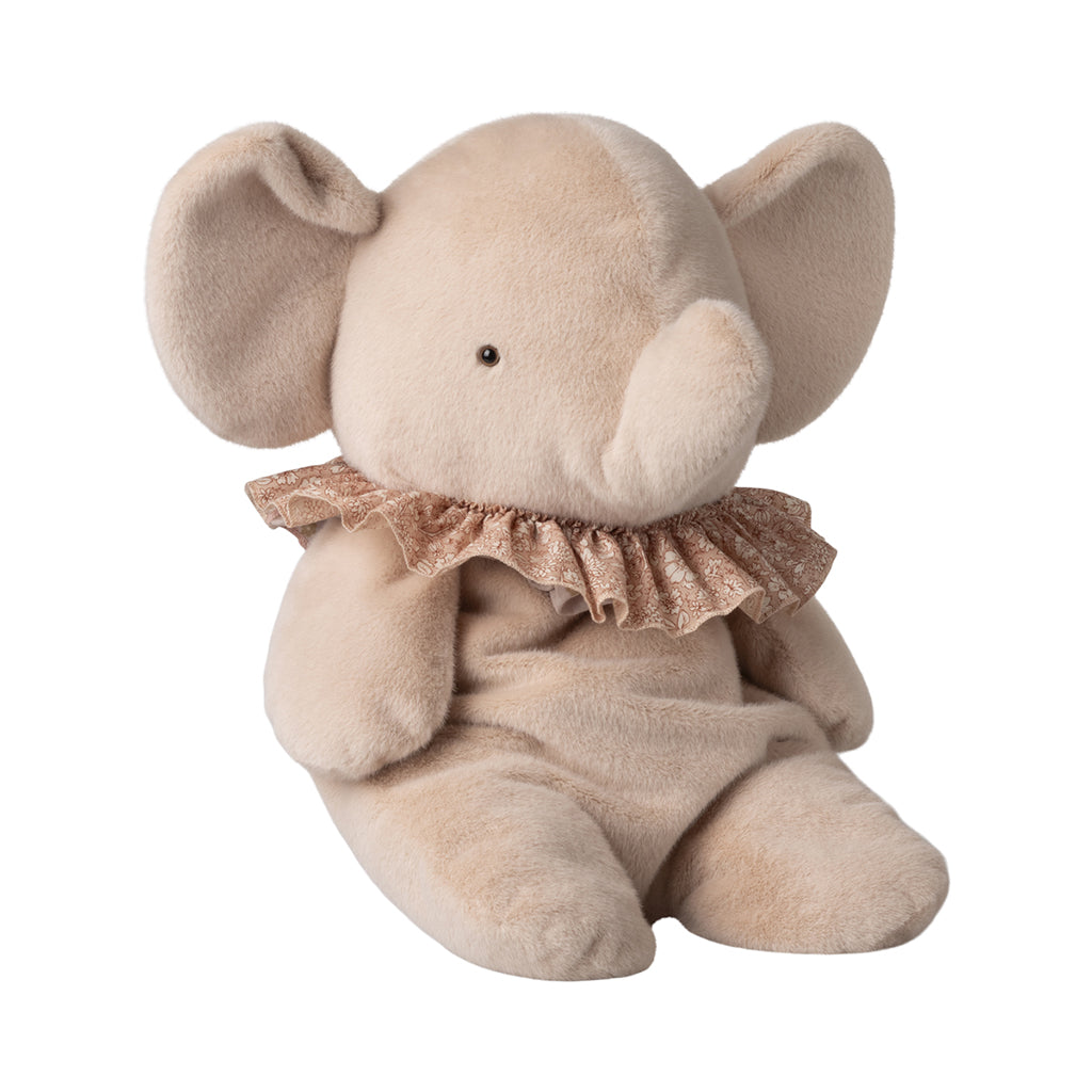 Maileg bamse, plys elegant, stor - Lyserød