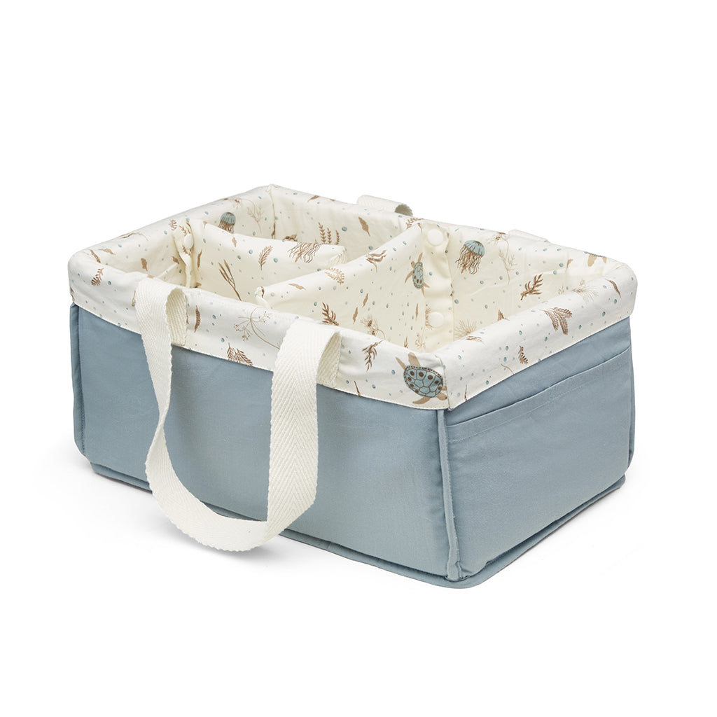 Cam Cam Storage Basket for Changing Table, Sea Garden