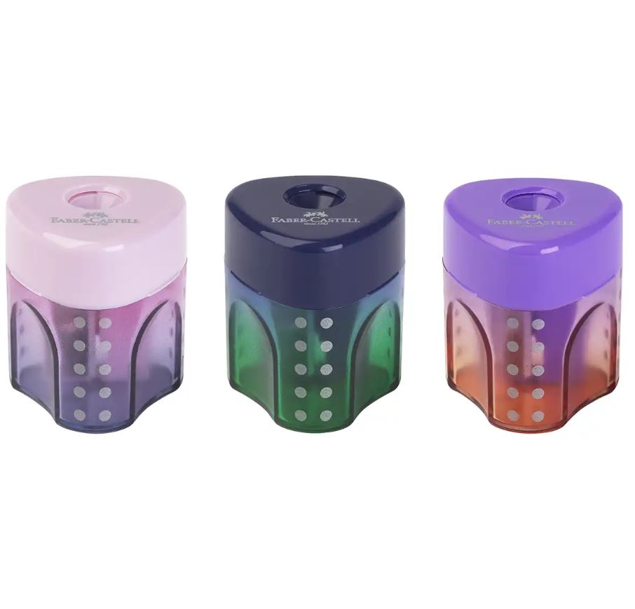 Faber-Castell, Grip Mini Pencil Sharpener, Assorted Colors