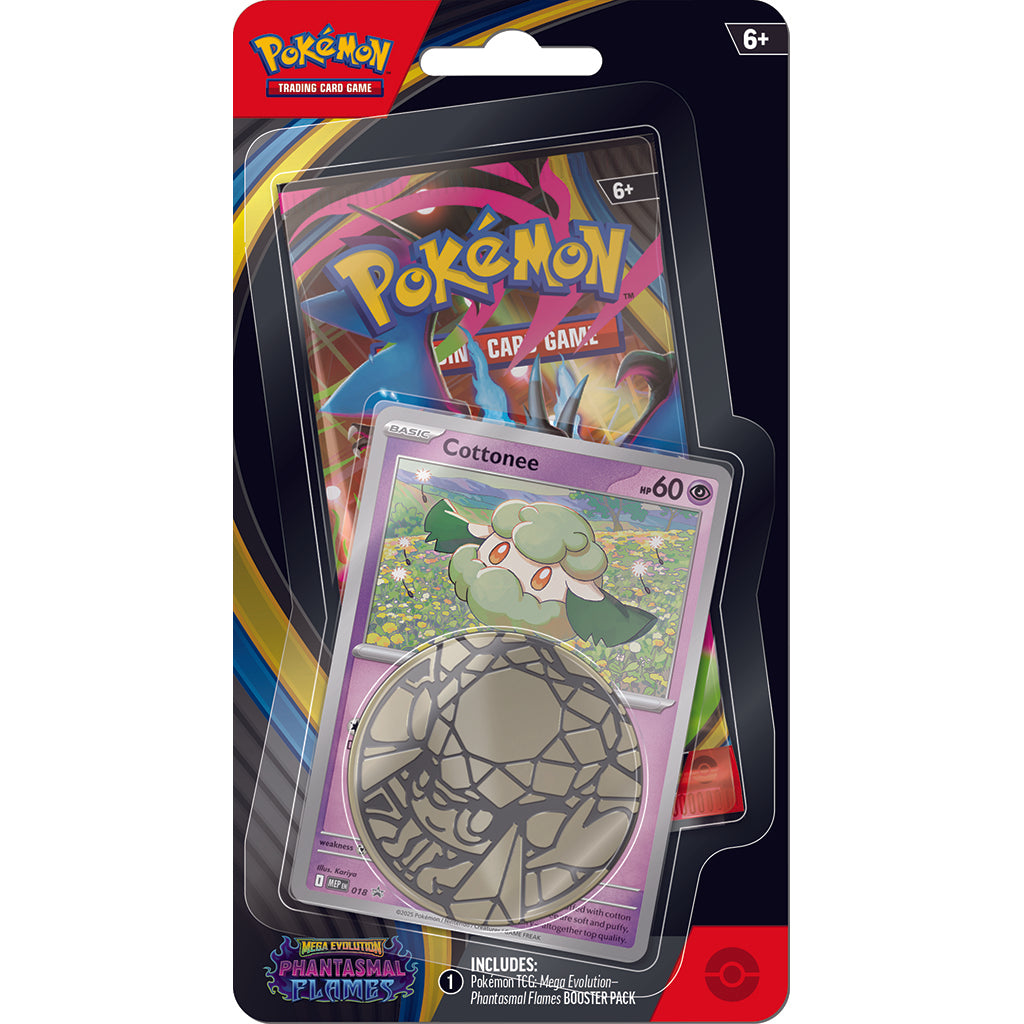 Pokémon Blister Pack, Poke ME02 Checklane - Cottonee or Whimsicott
