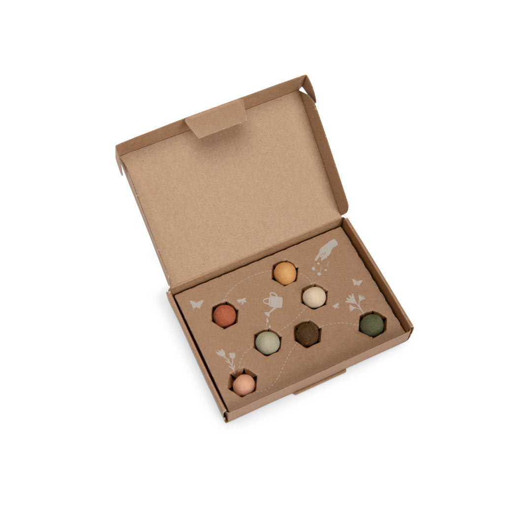 Moulin Roty, Set of 7 Seed Balls – Wild Flowers