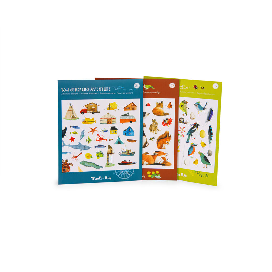 Moulin Roty - Stickers 133 pcs - Explorer