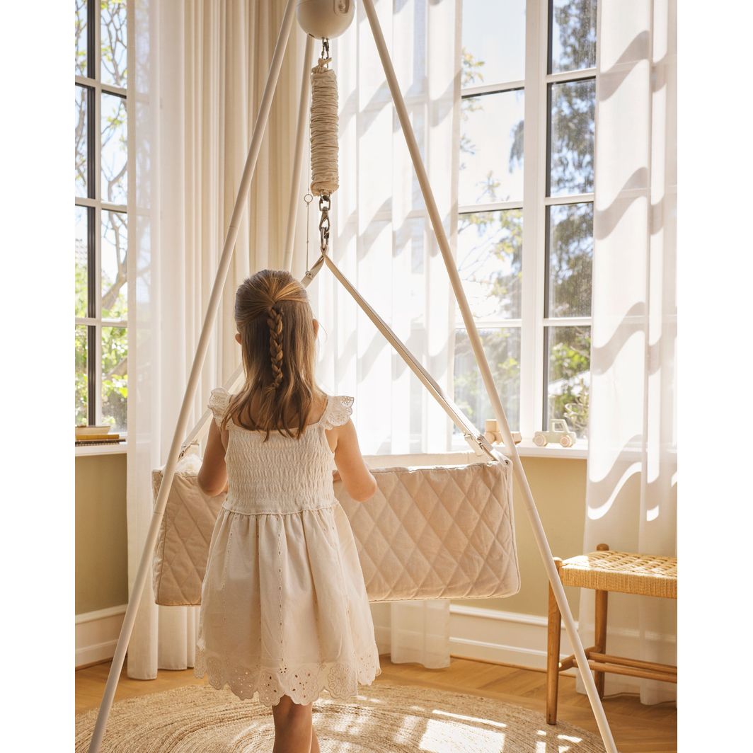 Moonboon Cradle with Foam Mattress 40 x 80 cm, Nature