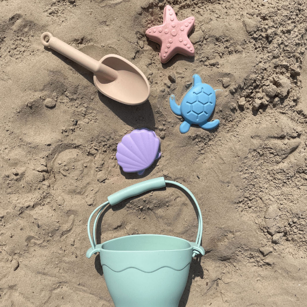 Swim Essentials, 5-Piece Silicone Sand Set - Pure Tones Pastel