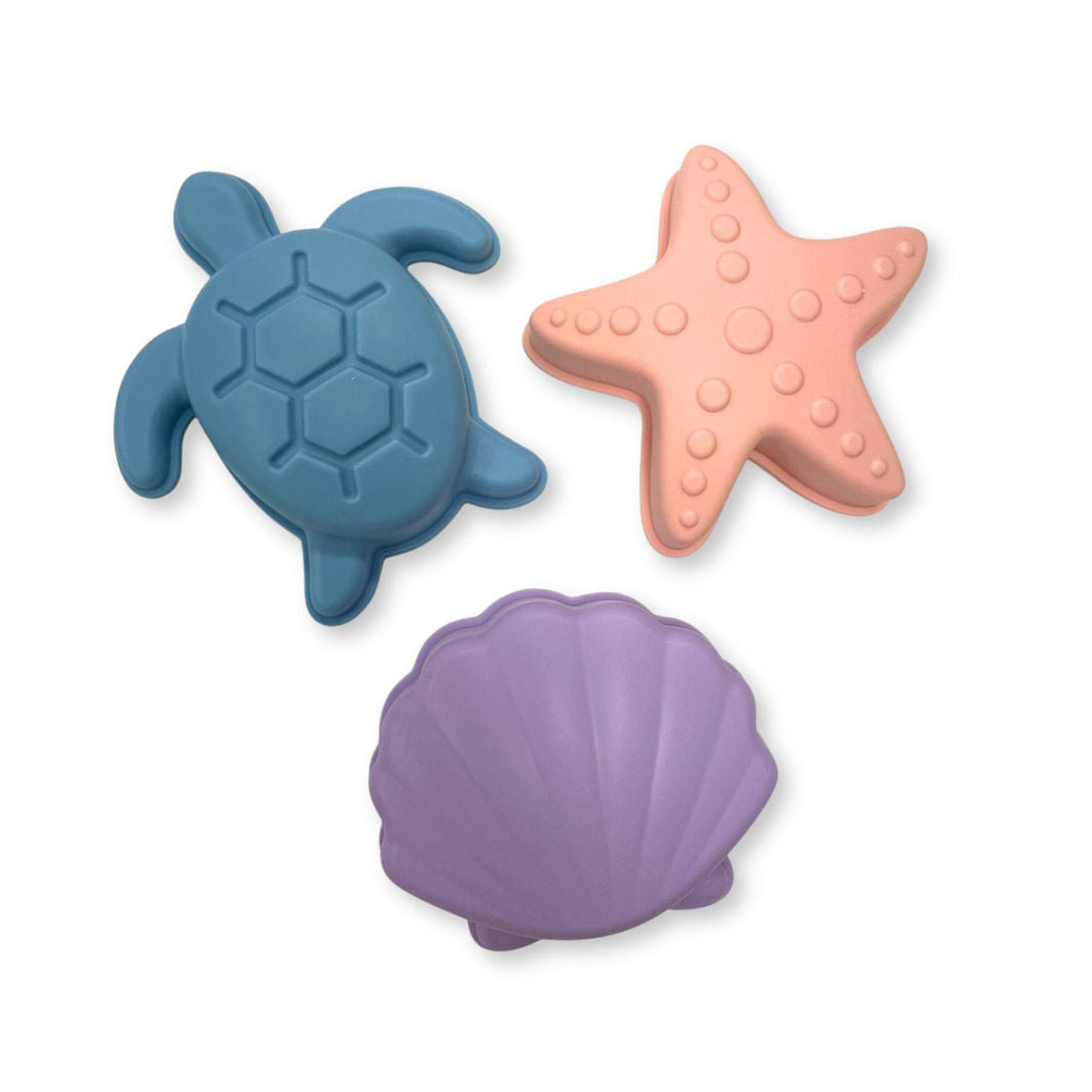 Swim Essentials, 5-Piece Silicone Sand Set - Pure Tones Pastel