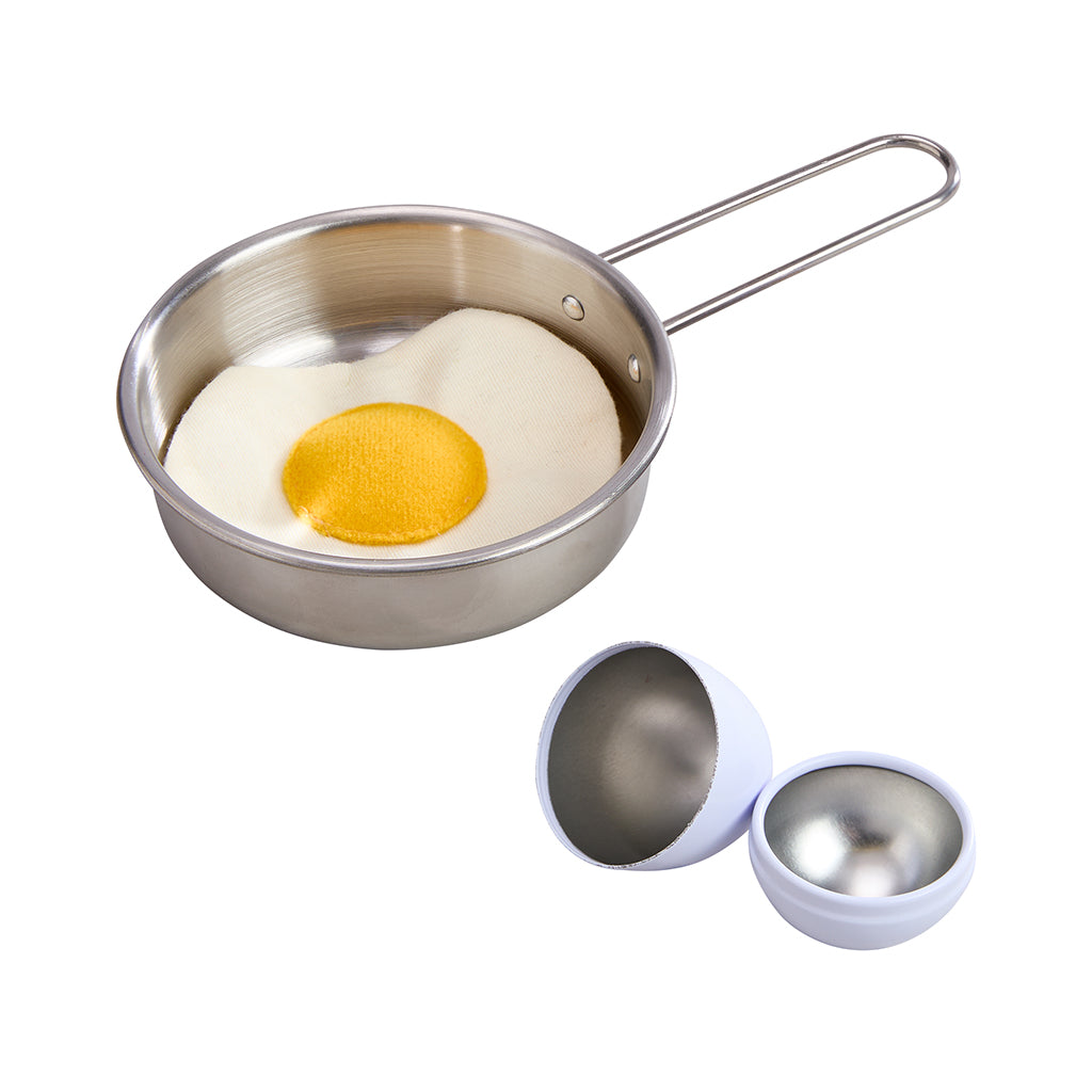 Haba Play Food, Pan with Sunny-Side Up Egg