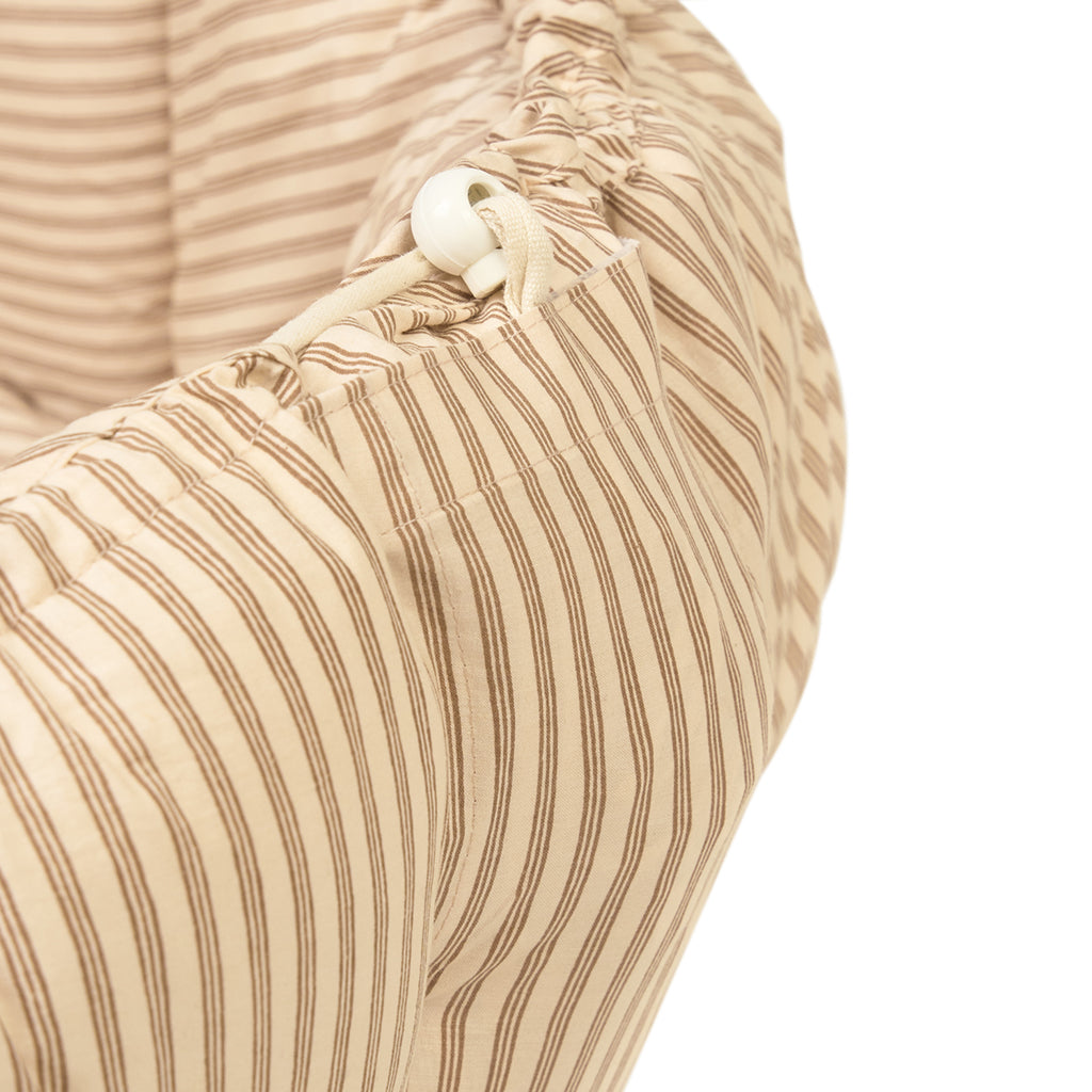 Play&Go Bloom, 3-in-1 Baby Blanket, Organic - Stripes Brown