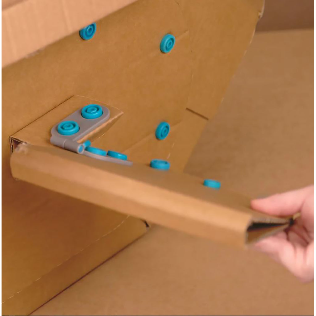 Makedo Spin Hinge, Hinges for DIY Cardboard Creations - Set of 6