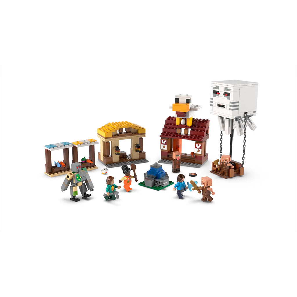 LEGO® Minecraft, Ghast Balloon Attack on the Village