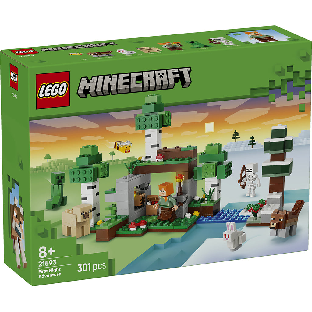 LEGO® Minecraft® Første nats eventyr