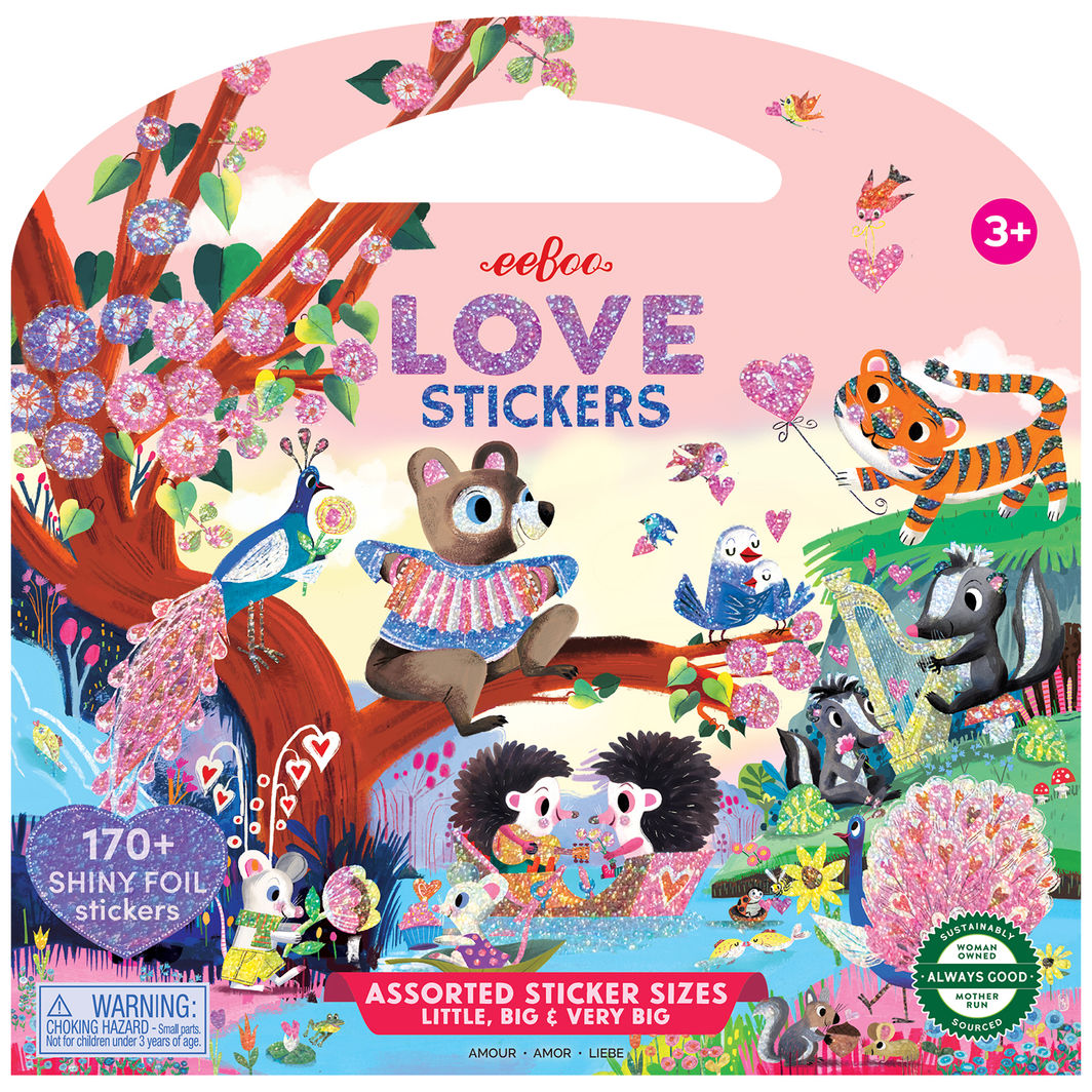 eeBoo Stickers, Love – 200 pieces