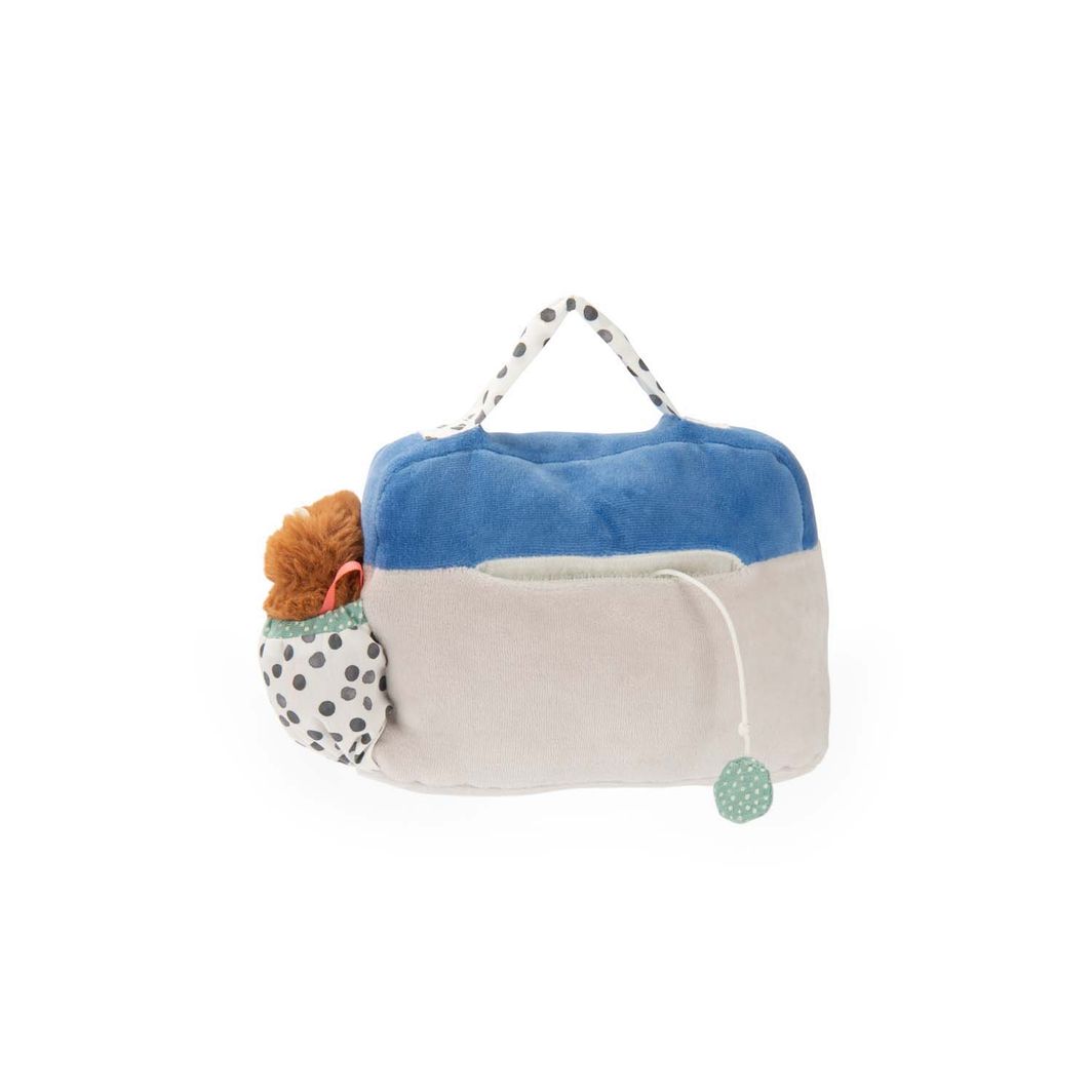 Moulin Roty Soft Toy with Wind-up Music, Radio 22 cm – Puce & Pilou