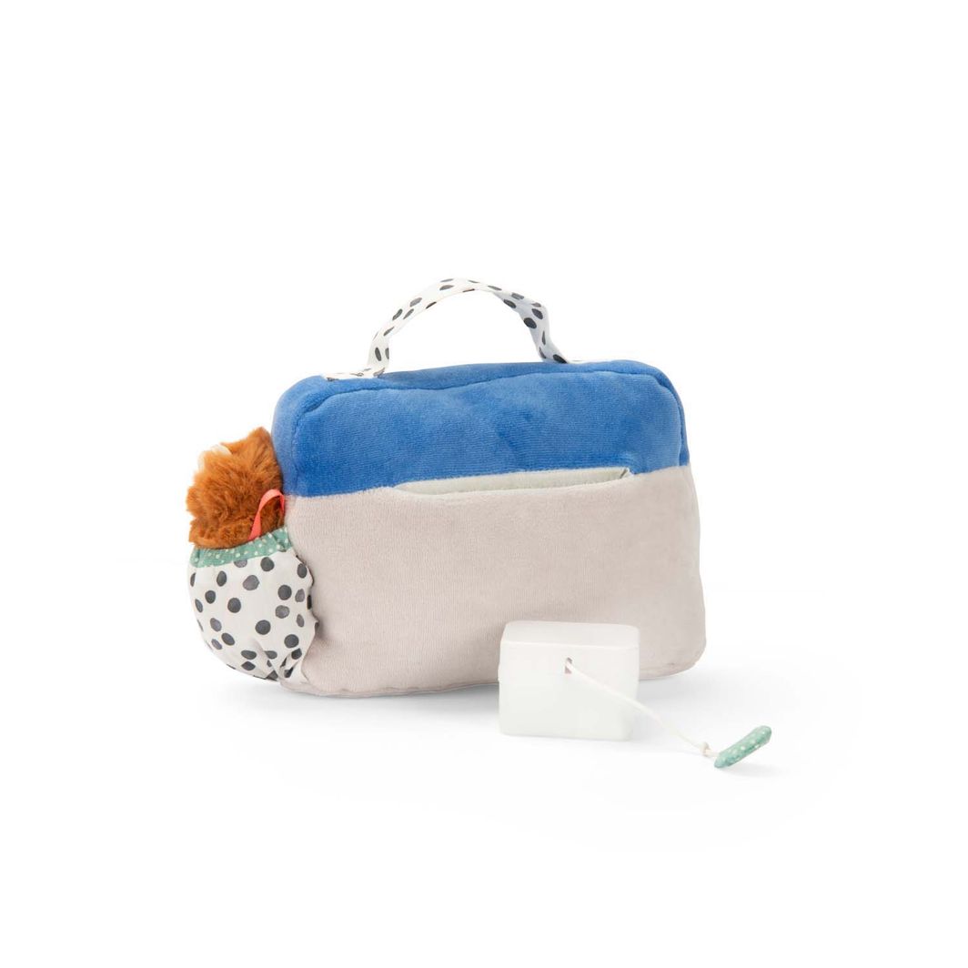 Moulin Roty Soft Toy with Wind-up Music, Radio 22 cm – Puce & Pilou