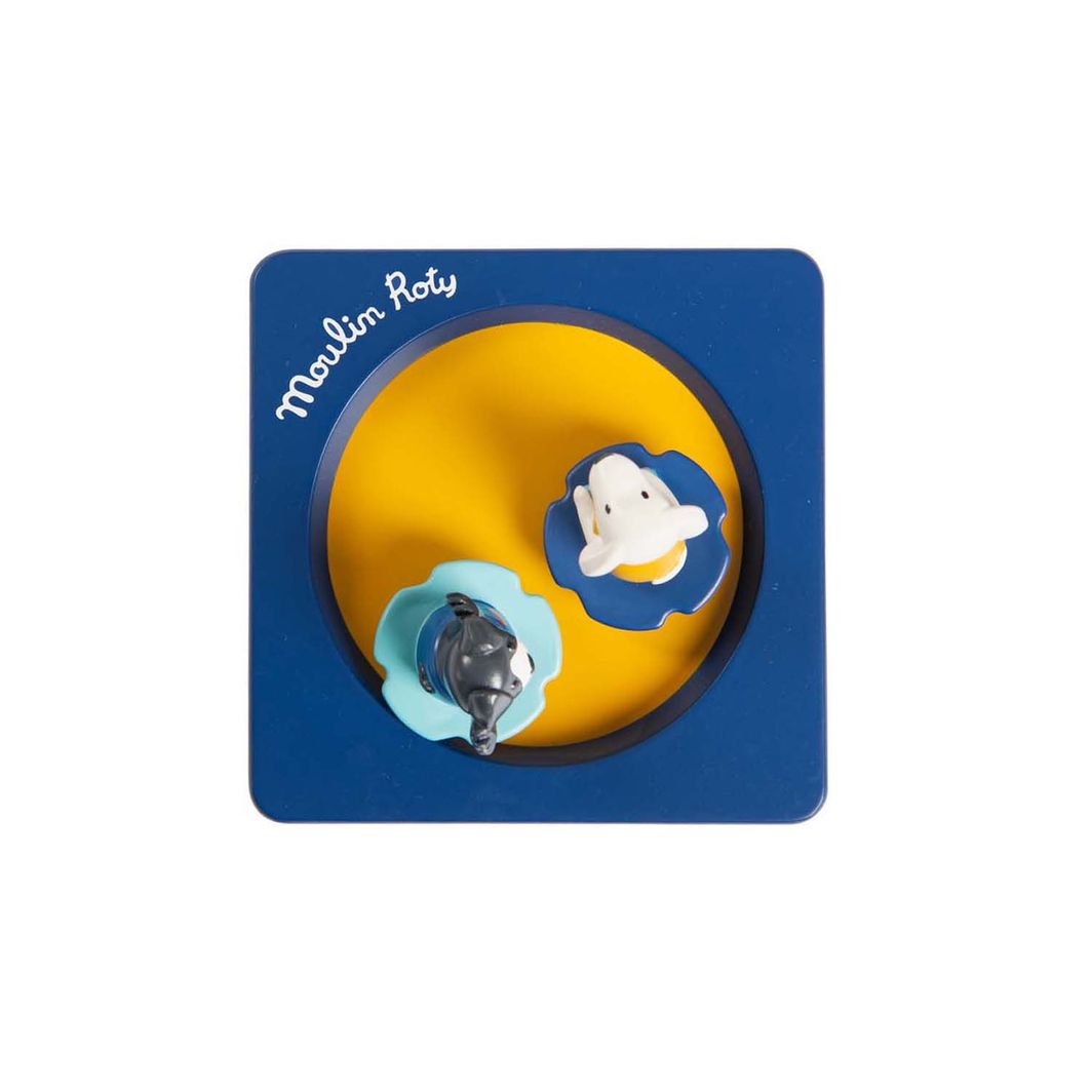 Moulin Roty, Musical Box, Rotating Animals - Puce & Pilou