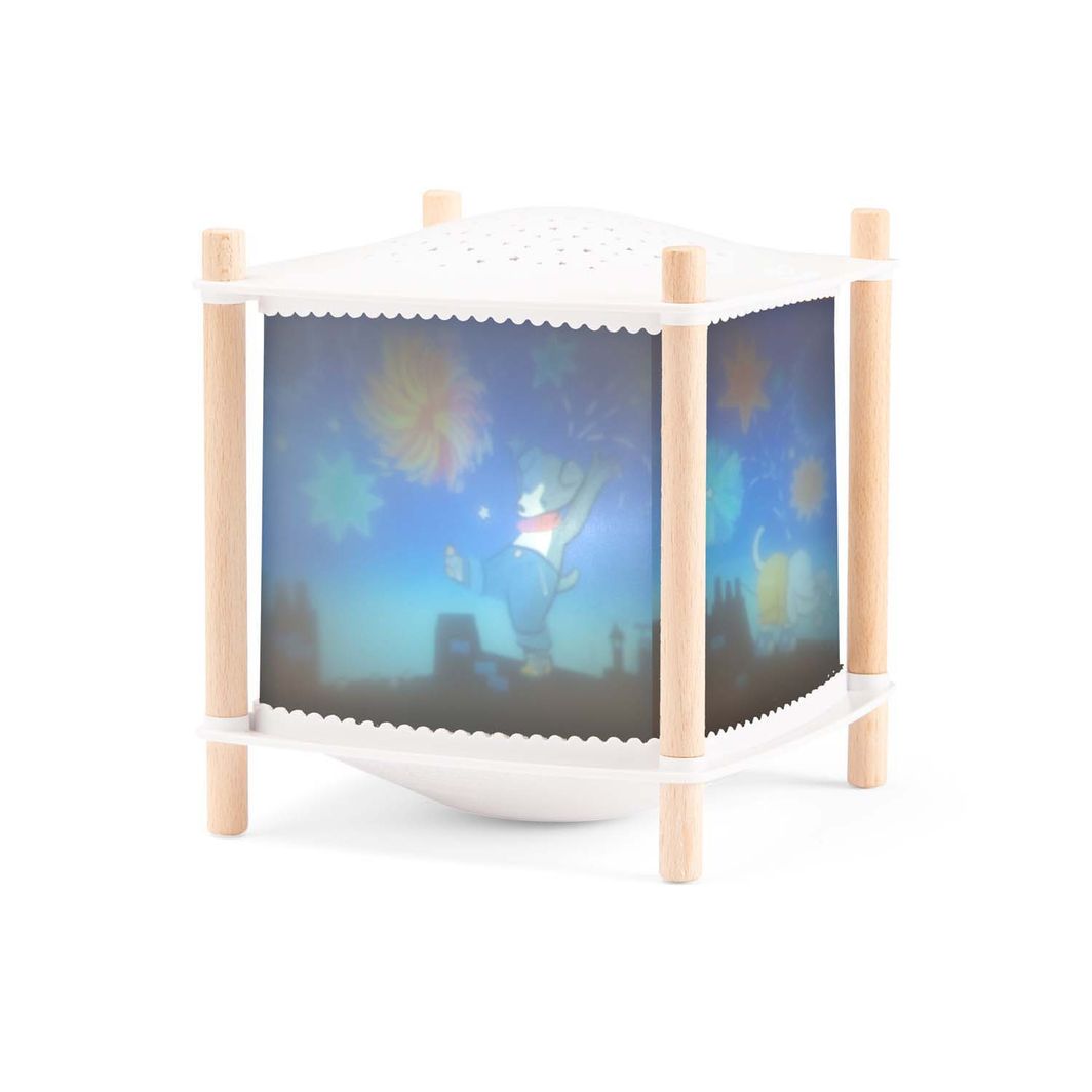 Moulin Roty Magic Lamp (Bluetooth), Puce & Pilou