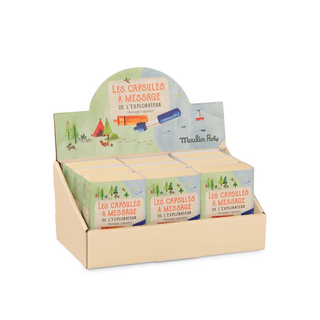 Moulin Roty, Keychain with Capsule for Secret Messages, Set of 2 - Le Jardin du Moulin