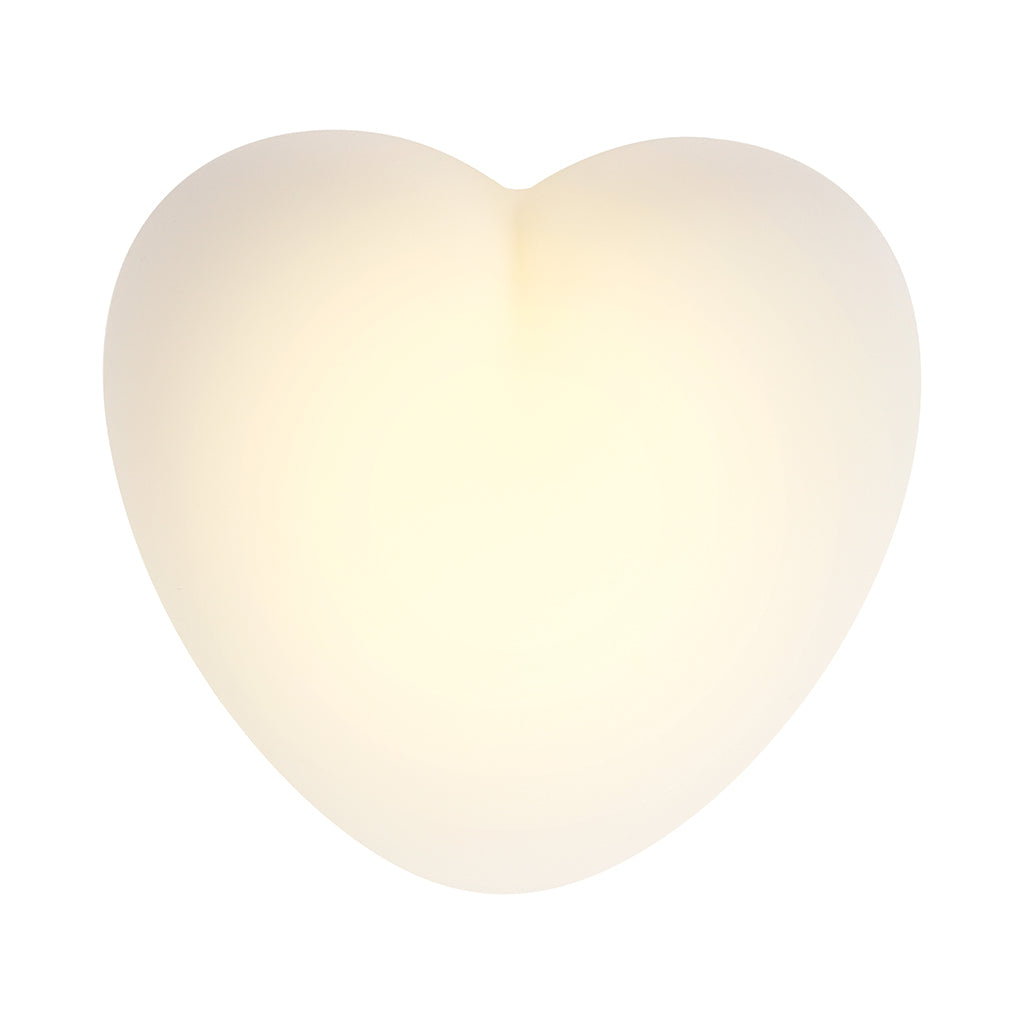 Flow Amsterdam Ruby Heart Night Lamp, Warm Gray