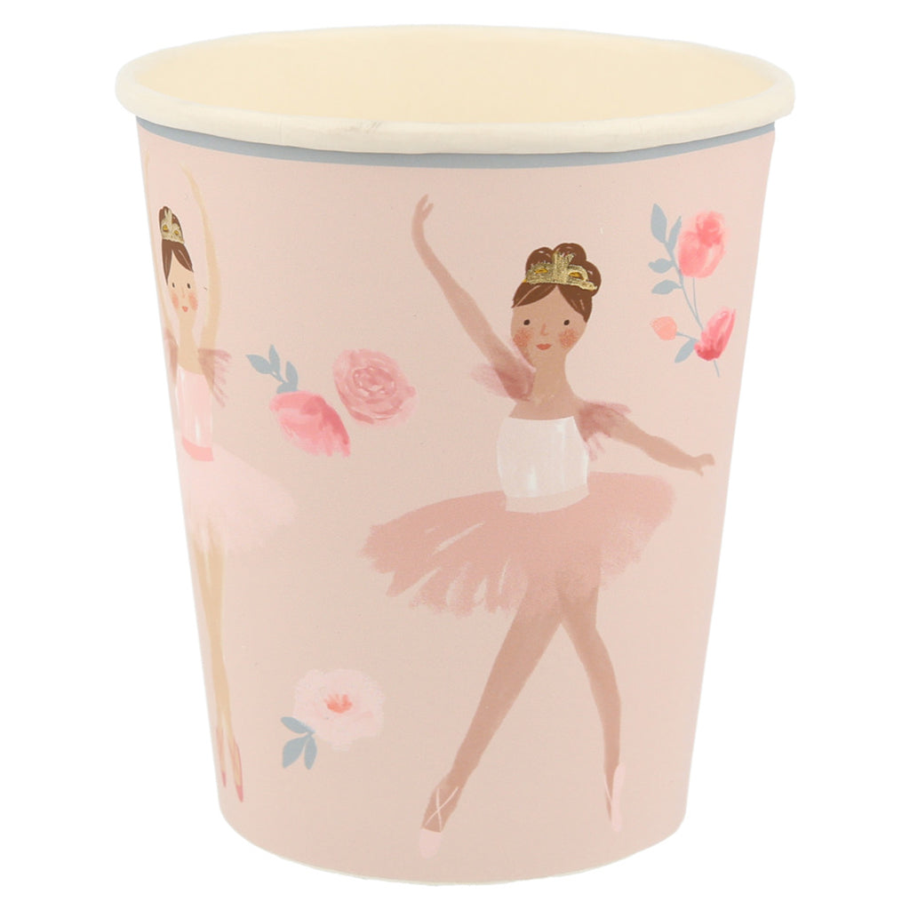 Meri Meri Paper Cups, Ballerina - Set of 8