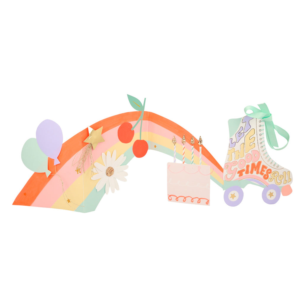 Meri Meri Birthday Card, Roller Skate