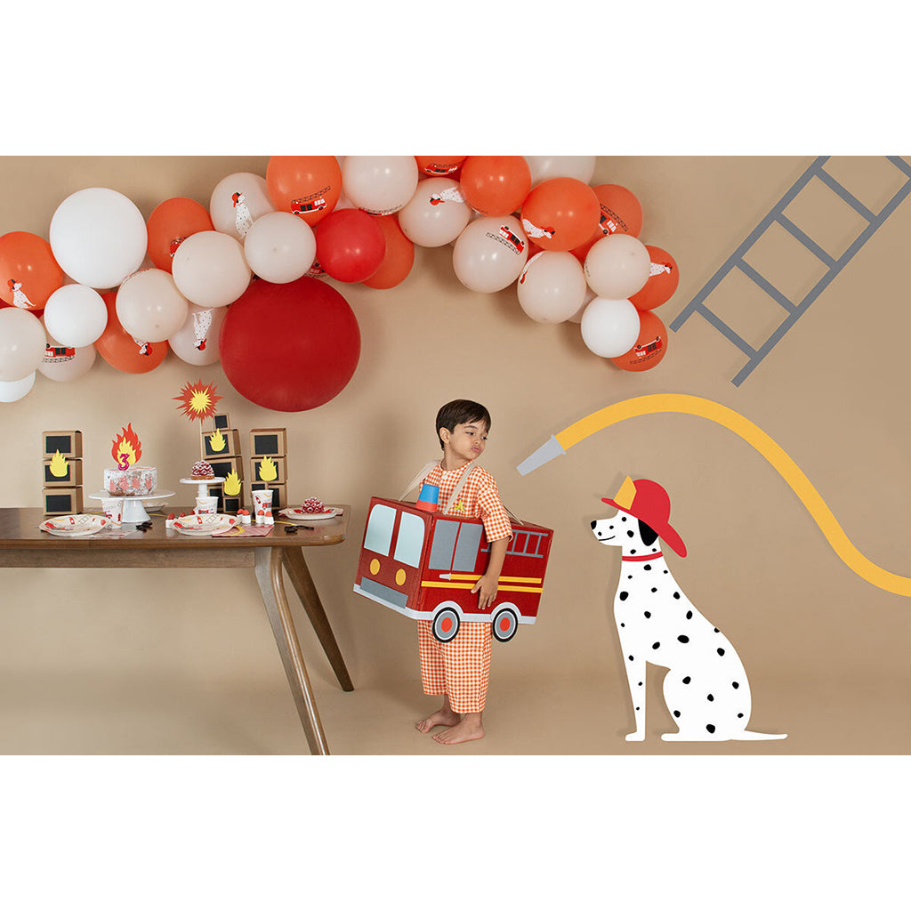 My Little Day Paper Cups, Firefighter Theme - Set of 8