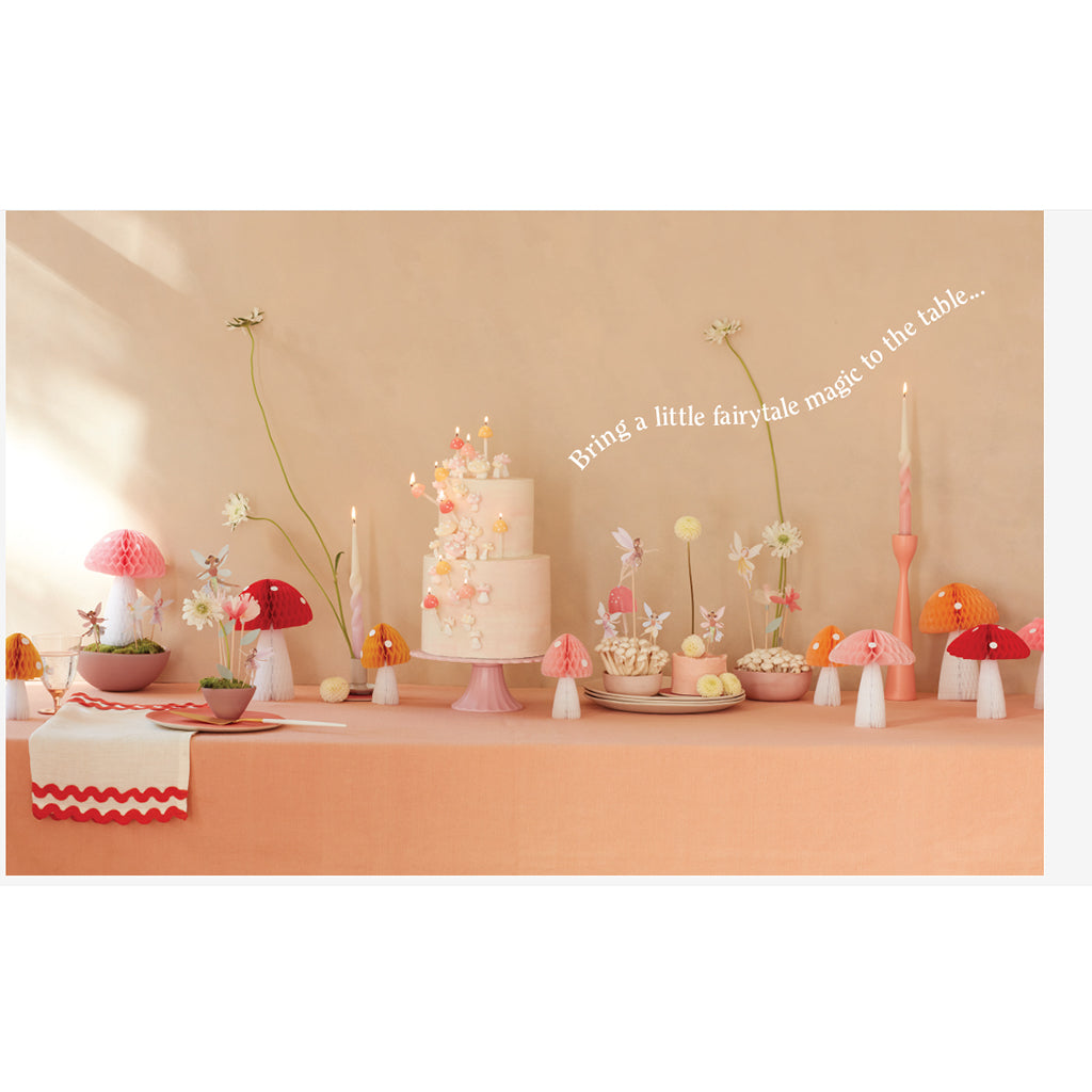 Meri Meri Rice Paper Lanterns, Mushroom, Set of 3