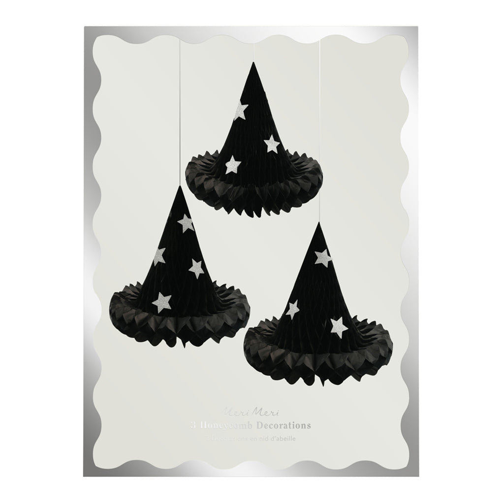 Meri Meri Halloween Honeycomb Hats - Decorations