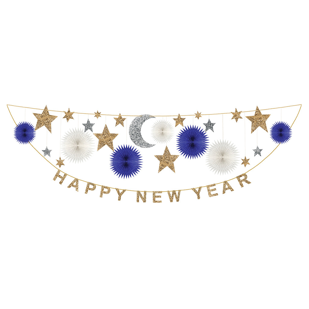 Meri Meri guirlande, Celestial New Year garland - 2.4 meter