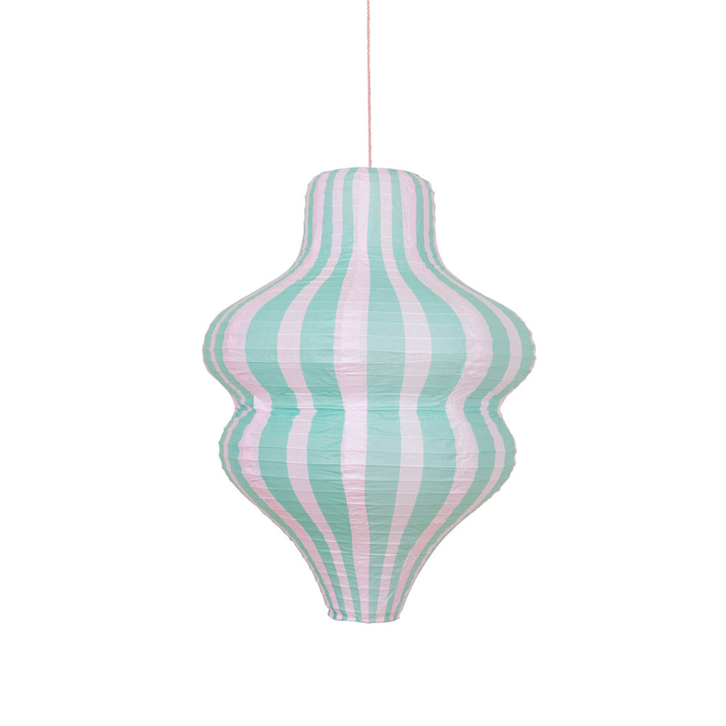 Meri Meri Paper Lanterns, Stripy Design, Set of 3 - WITHOUT LIGHT SOURCE