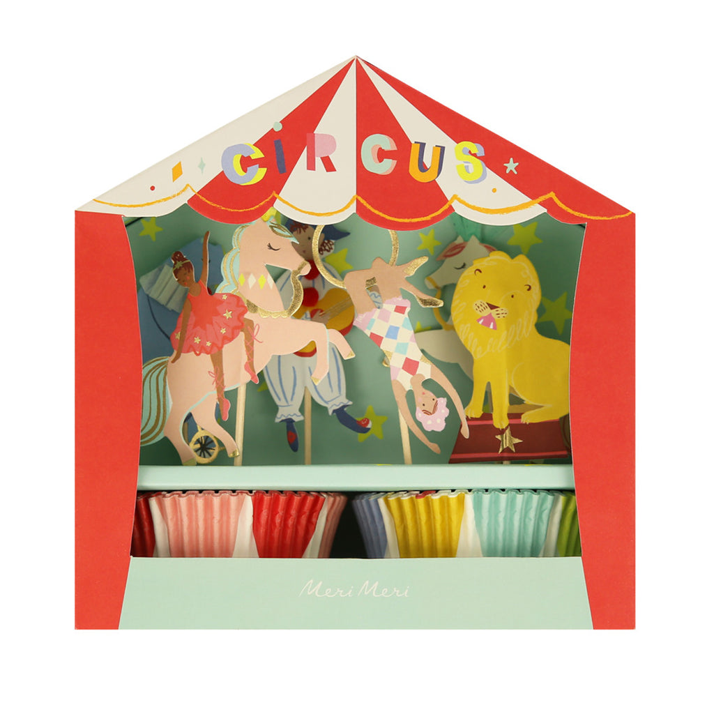 Meri Meri Cupcake Set, Circus