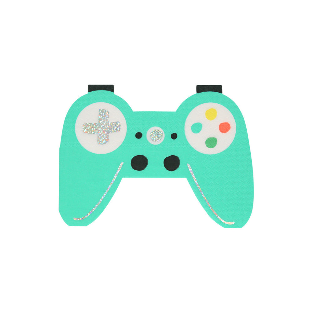 Meri Meri servietter, Video game controller - 16 stk.