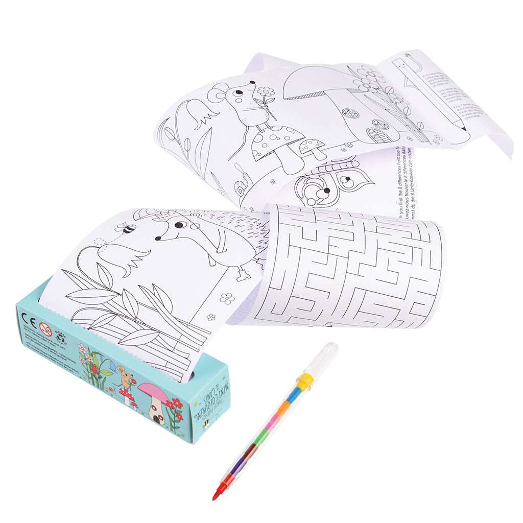 Rex London Activity & Coloring Roll, 2 Meters – Skovens venner
