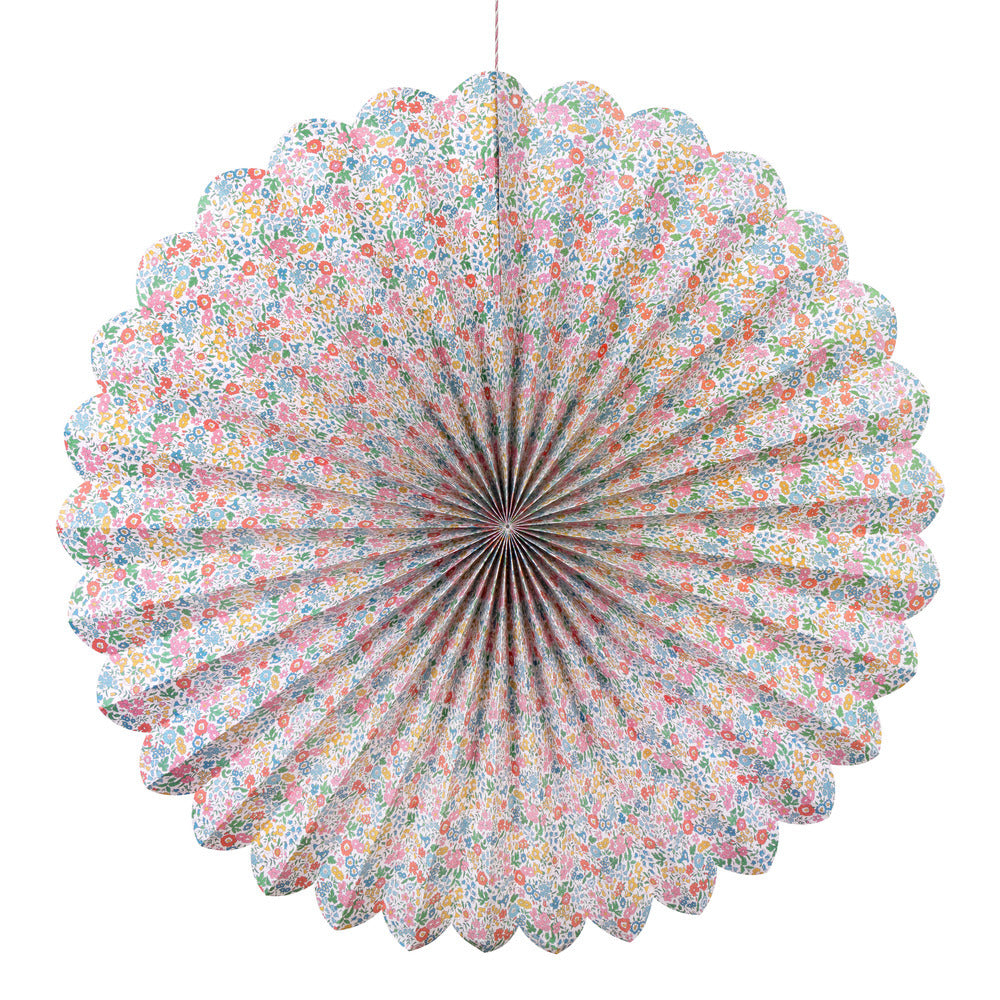 Meri Meri x Liberty Paper Fans, 3 pcs